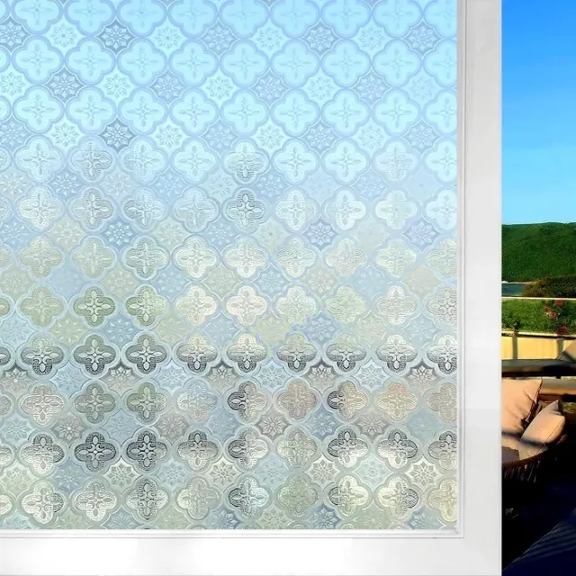 Solacis Privacy Folie Raam - Raamfolie - Folie Raam - Zichtwerend - Anti Inkijk Raamfolie - Must have voor uw privacy! Transparant - begonia