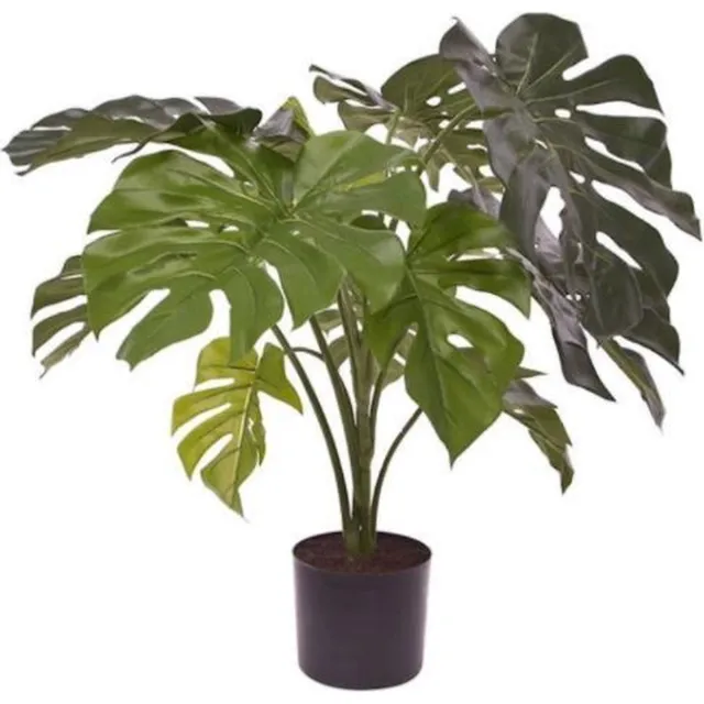 Monstera kunstplant 80 cm groen