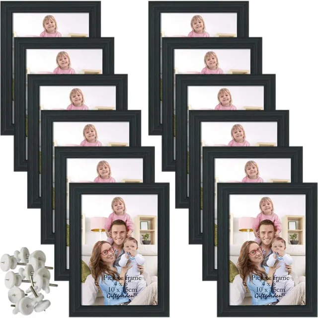 Giftgarden Foto collage – Photo Frame Collage – Photo Frame – Fotolijst – Woonkamer Accessoires – Wanddecoratie Woonkamer Schwarz 10x15