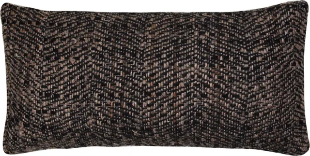 Light & Living Light&living Kussen 60x30 cm DENTES donker bruin