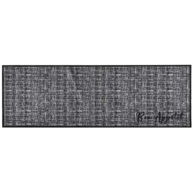 MD-Entree MD Entree - Keukenloper - Vloerkleed - Machinewasbaar - Cook&Wash - Bon Couture - 50 x 150 cm Grijs