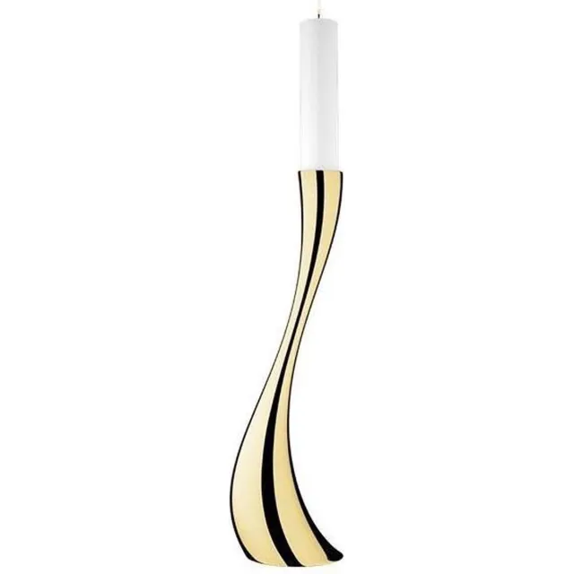 Georg Jensen vloerkandelaar Cobra verguld 60 cm large goud