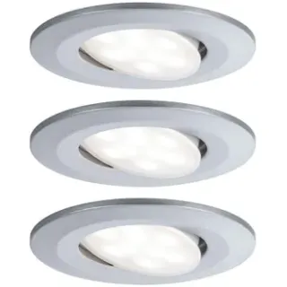 Paulmann Inbouwspot Led Calla Kantelbaar Chroom 3x6,5w Metaal chroom