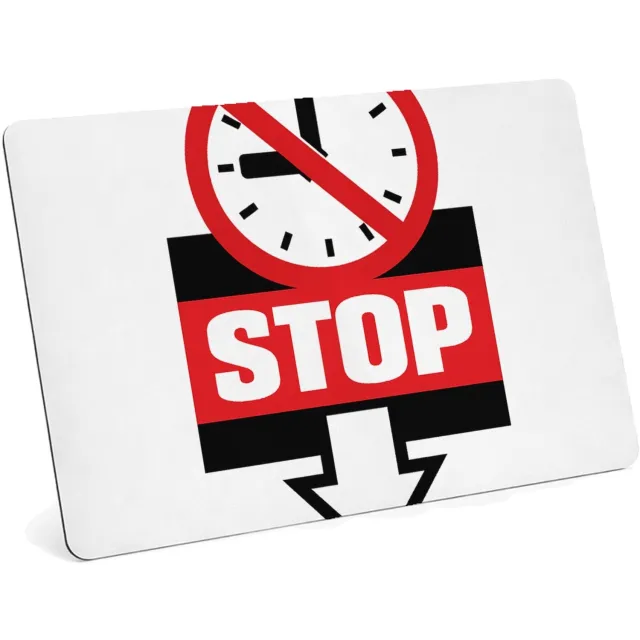Mr Cadeautjes MDF magnetische fotolijst 28 x 19 - design Feestelijk verbodsbord met sportieve of schoolse twist | cadeau Wit