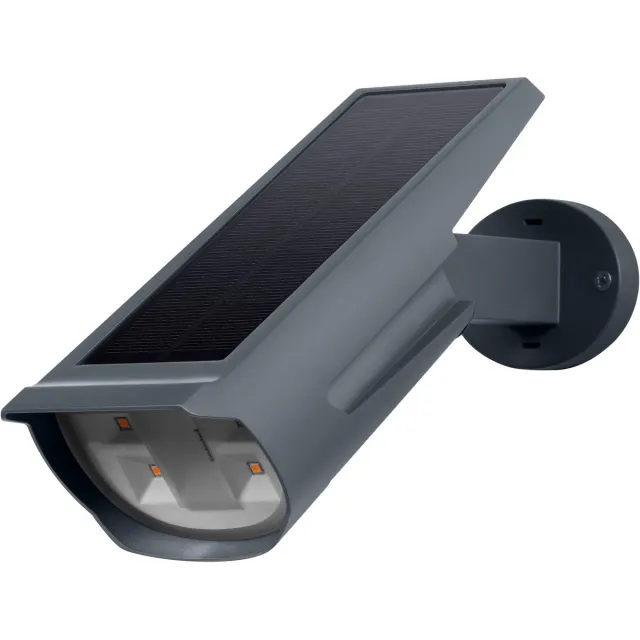 Osram Solar Spot RGB & warm wit met grondpen en wandmontage, daglichtsensor, IP44-bescherming, op zonne-energie werkende spot voor tuin en terras Donkergrijs