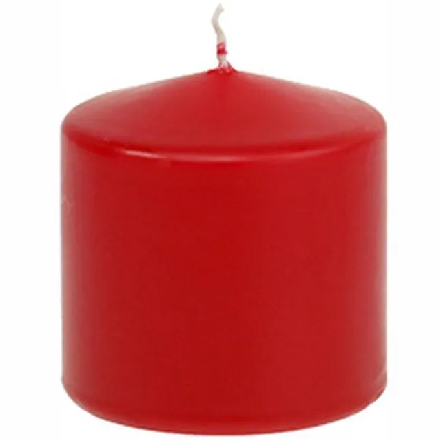 Wiedemann Kerzen Pilaarkaars 80/80 Rood 6 stuks