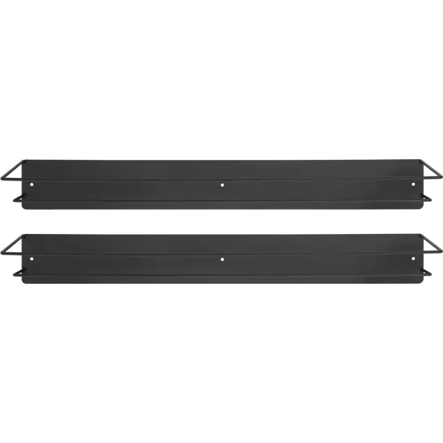 Happiq Schoenenrek - Voor Wandmontage - Metalen Organisator - Zwart Ijzer