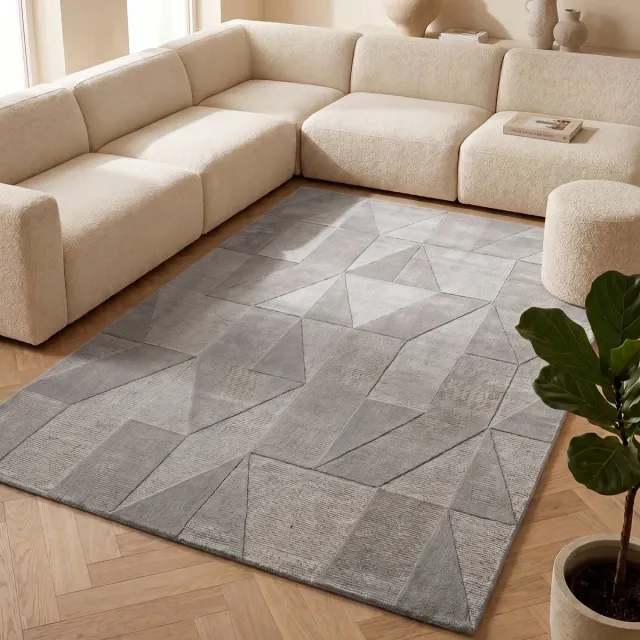 Villeroy & Boch 1906 wollen vloerkleed Ursule Grijs - 120 x 170 cm - (S)