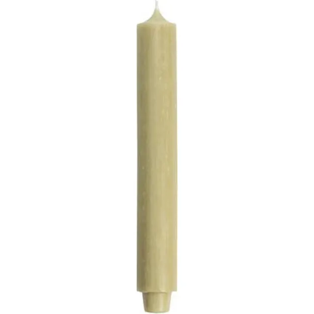 Rustik Lys Dinerkaarsen dik (3.2) Beige Olive/ Beige olijf 10 stuks Beige Oijf