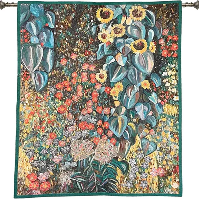 Signare Wandkleed - Country Garden - Gustav Klimt - 119 x 140 cm Multi