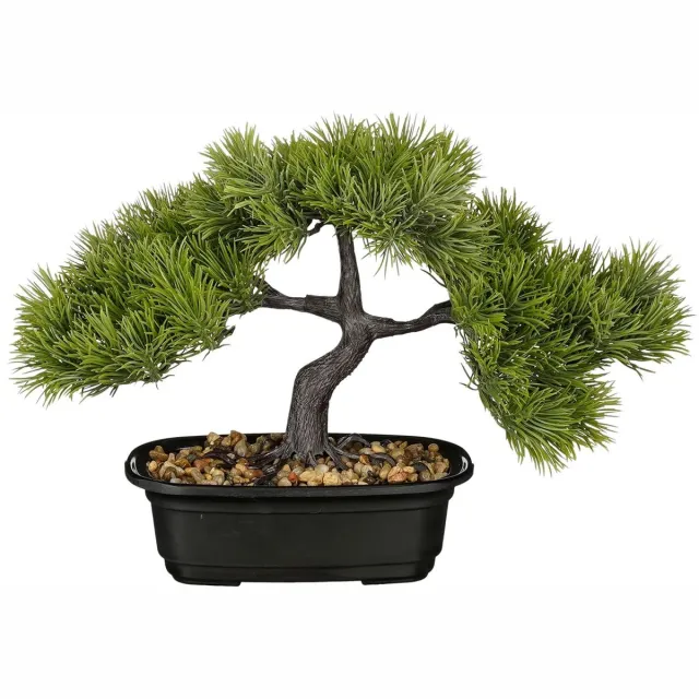 Mica Decorations Bonsai Kunstboom - L33 x B17 x H26 cm - Groen