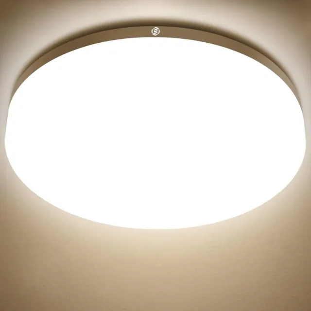 Equivera Badkamerlamp - Plafoniere Badkamer - Badkamer Lamp Plafond Wit