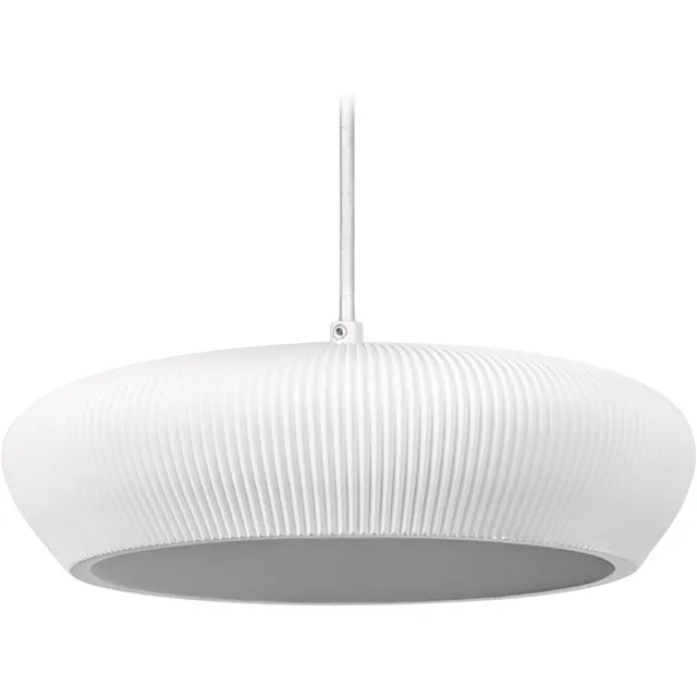 Osram DECOR Plaster Pure gips hanglamp, 283 mm, donkergrijs met metaal en gips behuizing, voor moderne binnenverlichting, flexibele lampkeuze dankzij de E27 fitting Wit