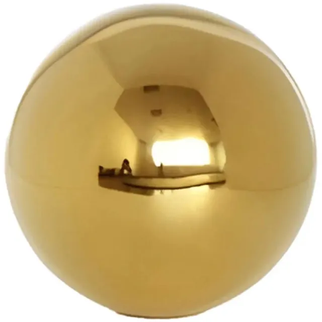 Buitengewoon Boet Buitengewoon de boet - Deco Heksenbol Goud Glans Roestvrij Staal 25 cm onbekend
