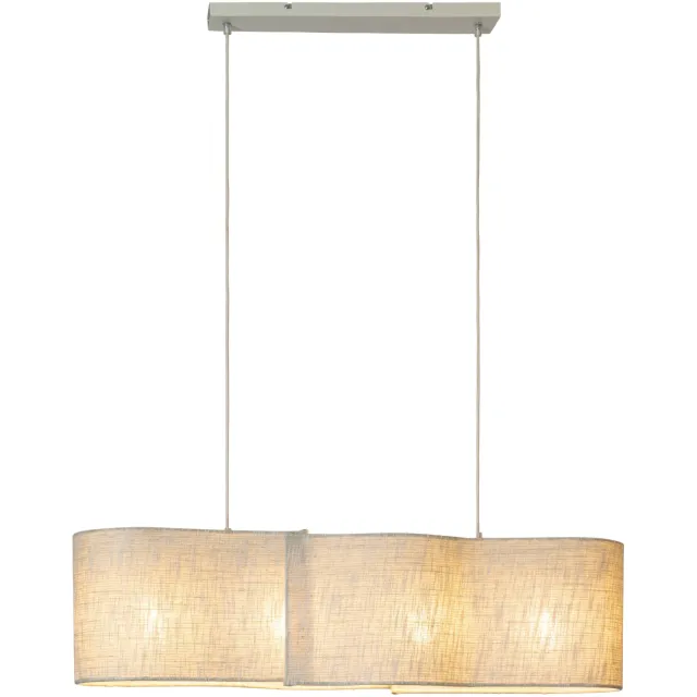 Lucide dimbare hanglamp CHANTAL E27 Ø 95 cm - beige
