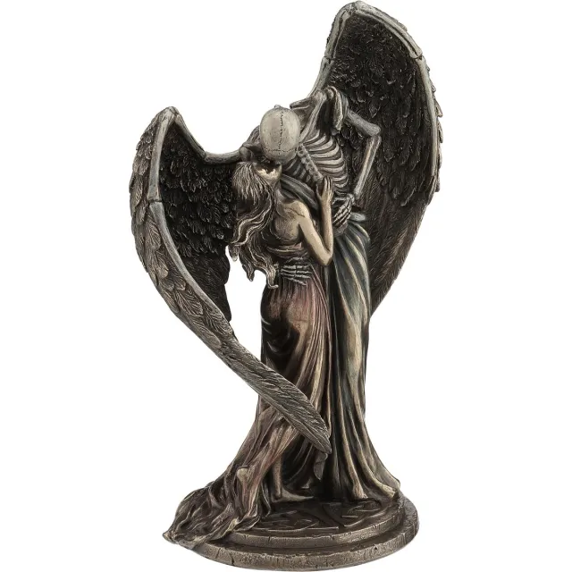 Veronese Design Beeld/figuur - De Kus des Doods - The Kiss of Death - (hxbxd) ca. 26cm x 16cm x 12,5см brons