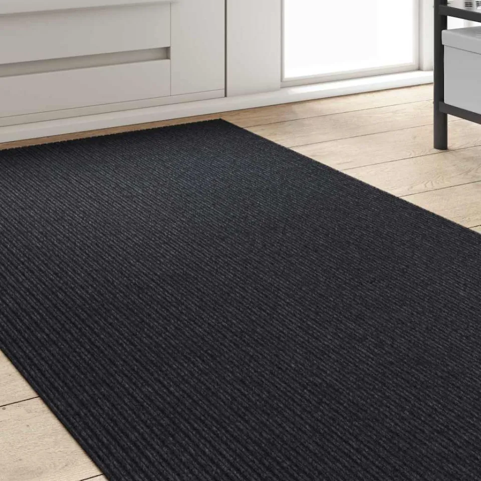 vidaXL Tapijt Loper Antraciet 80 x 400 cm Stof, foto 3