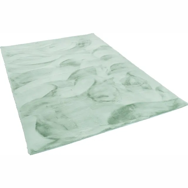 Pergamon Luxe Super Zachte Bont Vloerkleed Tapijt Plush Blauw