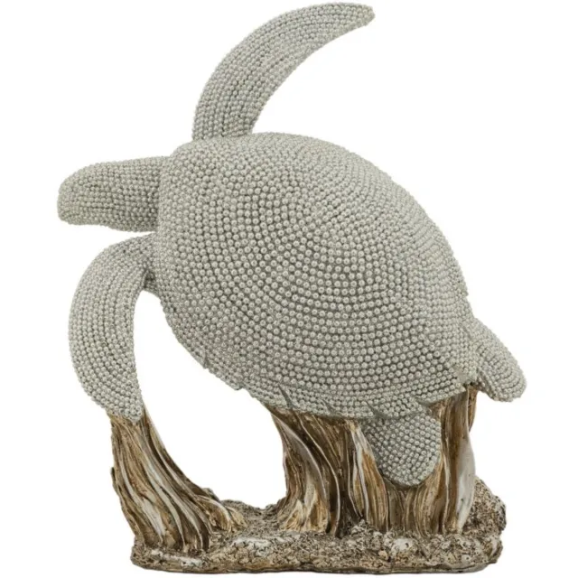Mauro Ferretti Decoratie Turtle Sparky 19×10,5×22 cm zilver