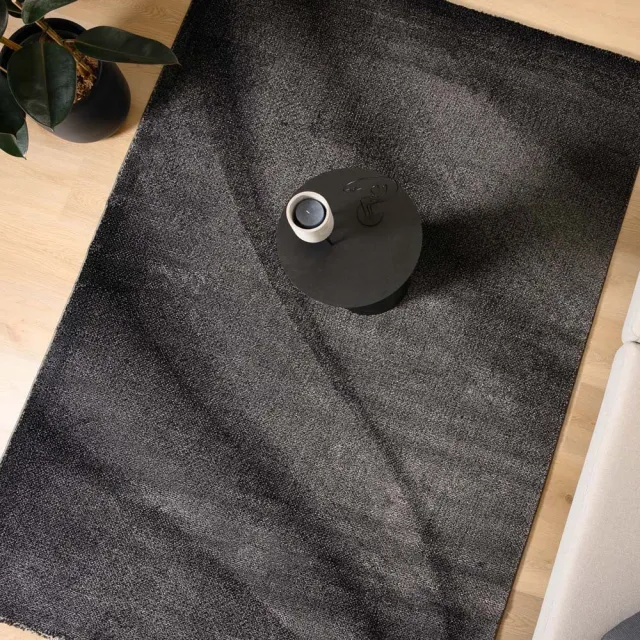 Tapeso Modern vloerkleed - Vision zwart/grijs 160x230