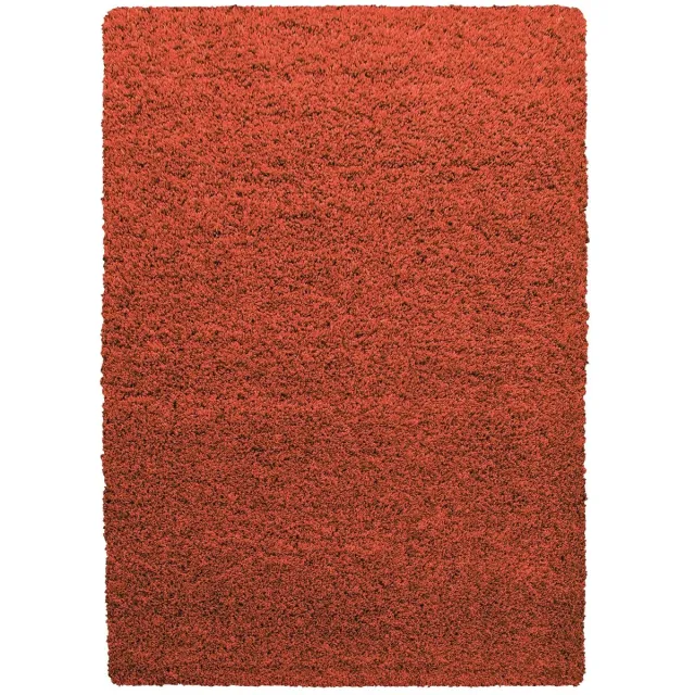Dutch XXL Hoogpolig Vloerkleed | Tapijt | Shaggy | Life | Uni | Terracotta | 160x230 cm