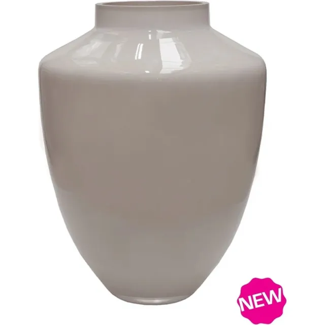 Vase The World Vaas Tugela M | Medium | Ivory - Pastel Wit - Beige | Mond geblazen glas | Glans | Ø28 x H36 cm