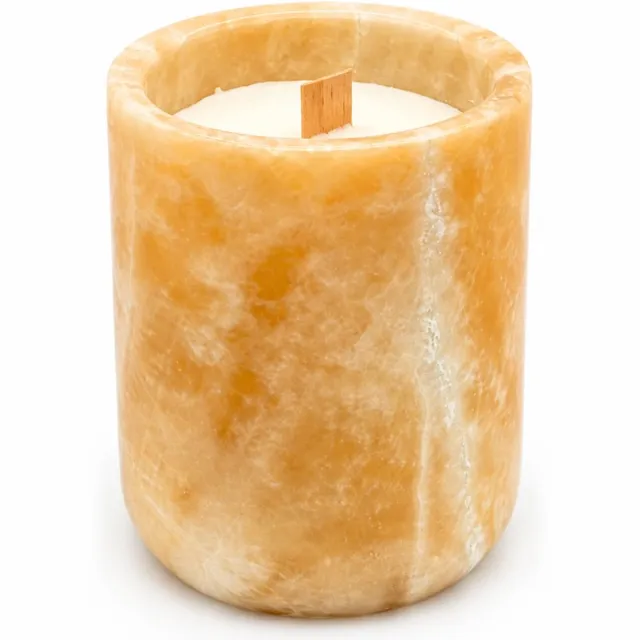 Marmoree Onyx - Honing - Kaars - Rond