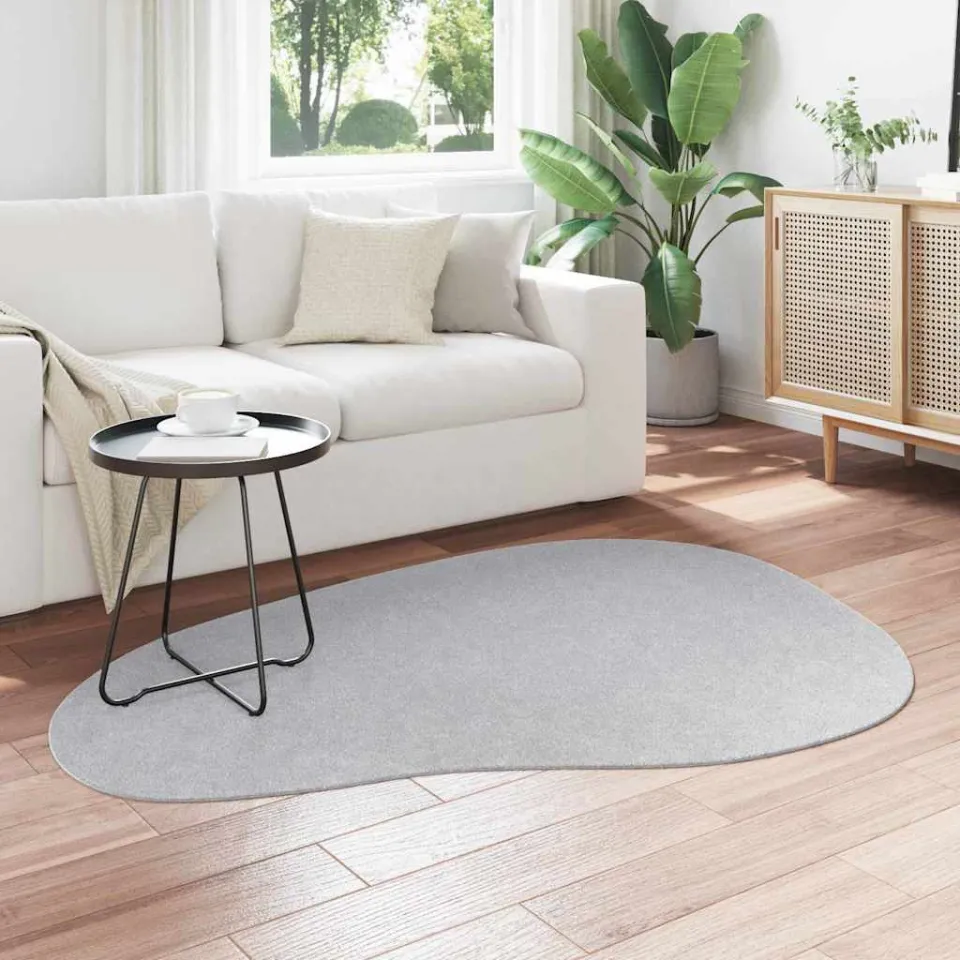 vidaXL Tapijt HUARTE Grijs 120 x 170 cm Polyester, foto 3