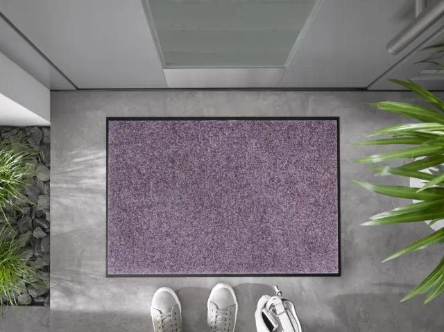 Unyqoos Lila Deurmat voor Binnen en Buiten met Antislip en Wasbare Eigenschappen, lila, 40*60 cm
