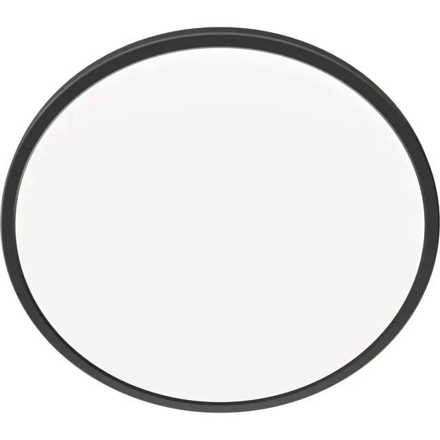 LEDVION LED Plafonddlamp Zwart (Ø42cm - 24W - 2700K - 2040L) IP44 - Geïntegreerd LED