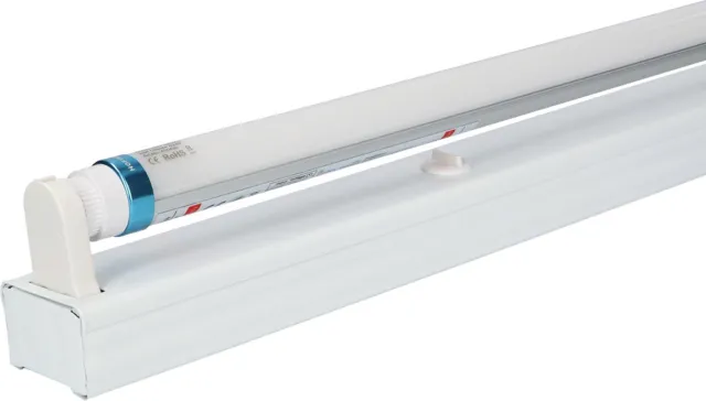 HOFTRONIC LED TL armatuur 150cm - T8 (G13) - 25 Watt 3500 lumen (140lm/W) - 6000K daglicht wit (860) - Flikkervrij - IP20 Stofdicht Transparant