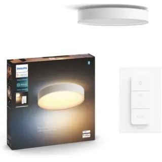 Philips Hue Plafondlamp Devere Wit ⌀42,5cm 33,5w Met Dimmer Switch