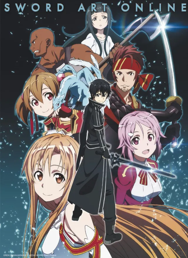 ABYSTYLE Poster Sword Art Online - Party Members 38x52cm Divers