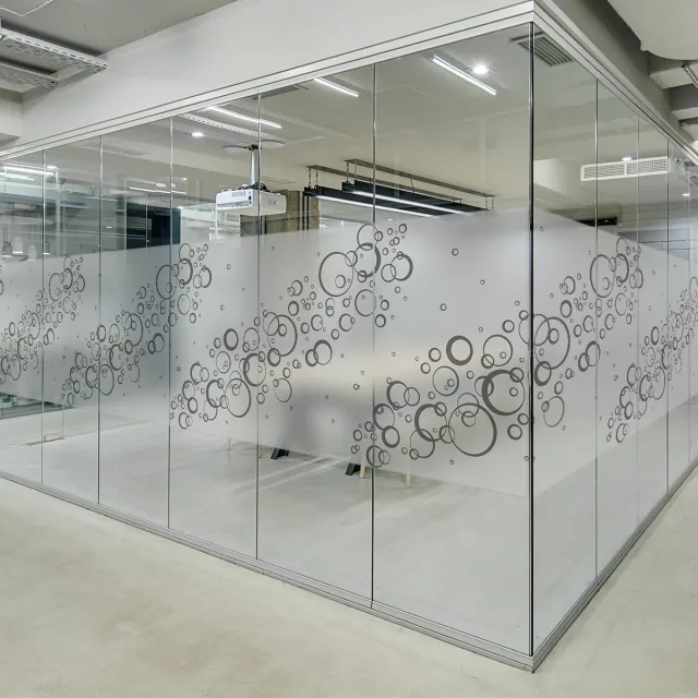 Ambiance Sticker Privacy Raamfolie - XL Bubbles - Zelfklevende Raamfolie voor Ramen & Douchedeuren - 40x200cm Transparant