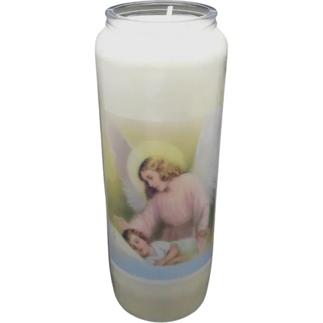 Partijhandel RODO Noveenkaars Engelen 004 - 9 dagen brander (5 stuks) wit