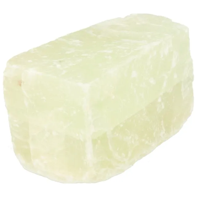 Ruben Robijn Calciet groen dubbelspaat ruw stuk 200-300 gram