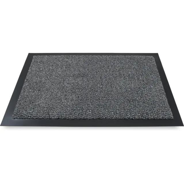 Sorx Sorex Deurmat - 2x - PVC - antraciet - inloopmat - 60 x 40 cm - droogloopmat - voor en achter deur Grijs