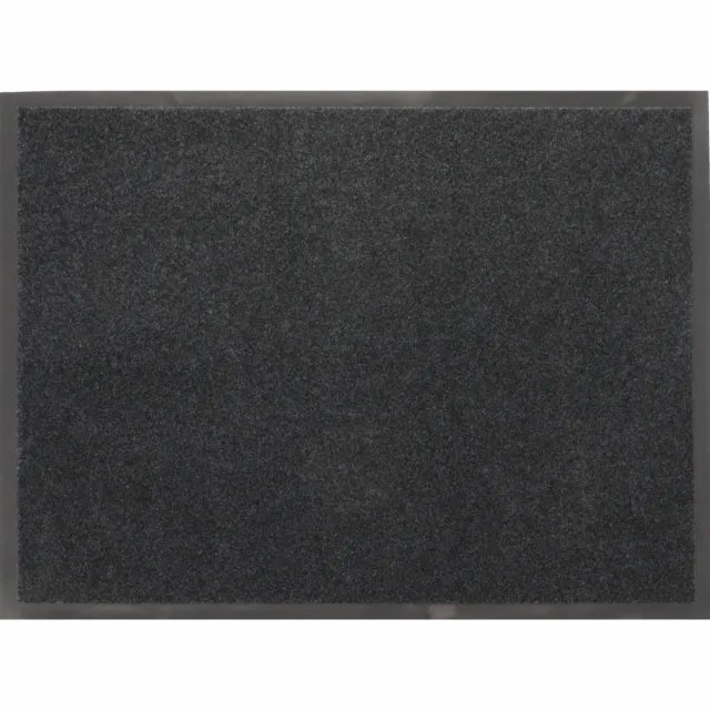 Luance Deurmat - grijs - 80 x 60 cm - voor binnen - PVC / polyester - droogloopmat