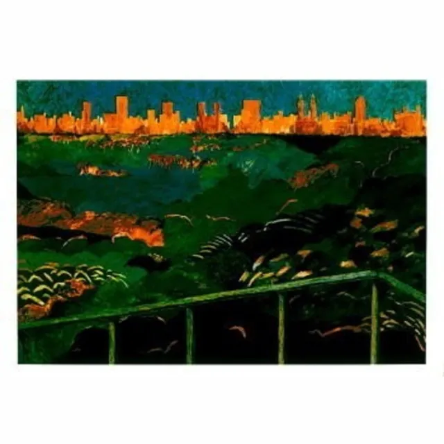 Art Unlimited poster Art Unlimited Jeroen Krabbé - View from a Balcony on Central park 100 x 70 cm diverse kleuren
