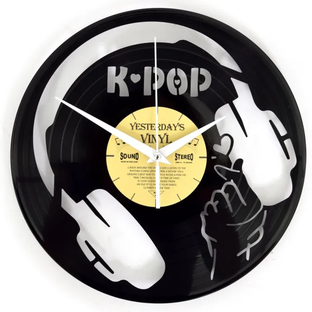 Yesterdays Vinyl Klok K-pop – Koptelefoon - Met geschenkverpakking Zwart