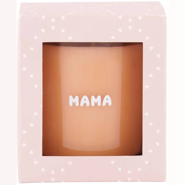 Zusss Geurkaars Glas In Doosje Mama - Light Pink - Ø8x9cm