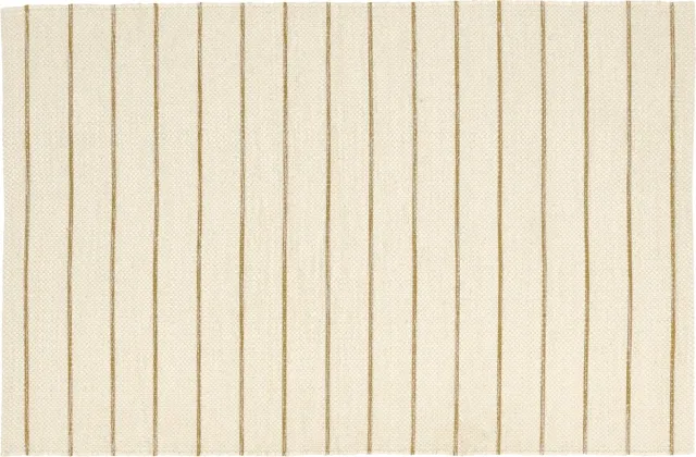 Södahl Line Kleed 60 x 90 cm Beige/Toffee Brown