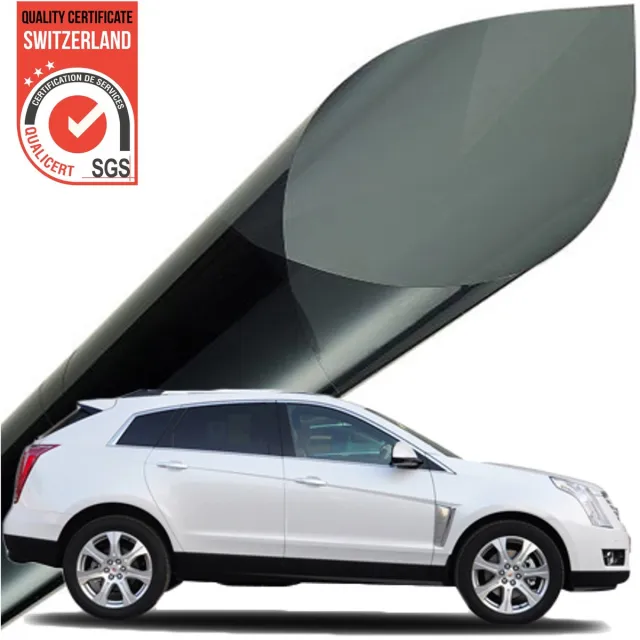 Homewell Auto Raamfolie HR++(+) 75x300 - Tint Folie | Zonwerende Auto Folie - Verduisterend - 20% lichtdoorlatend Tint 20%