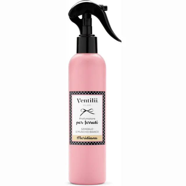 Ventilii Milano Roomspray Meridiana 250ml – Ventilii Milano® | Huisparfum interieurspray geurverspreider textielverfrisser roze