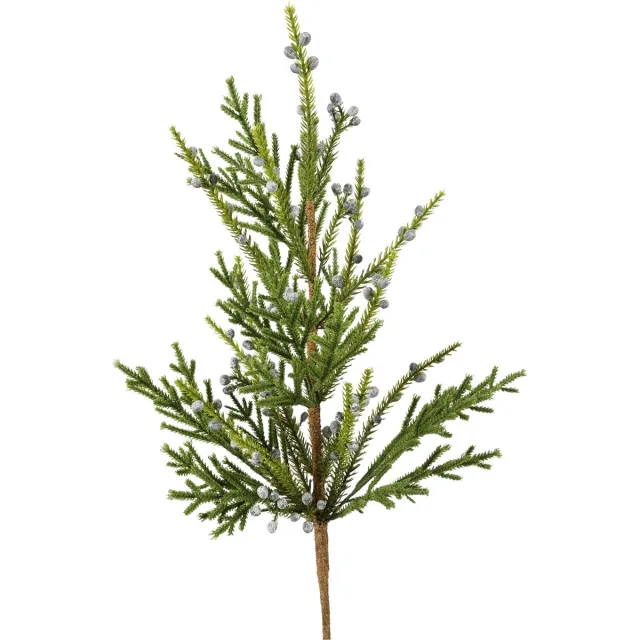 Viv! Home Luxuries Jeneverbes - kunstbloem - groen - 69cm