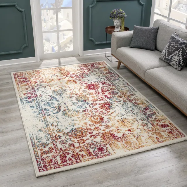 Muratap Vintage Van Gogh Vloerkleed Multi Laagpolig- 140x200 CM Multikleur