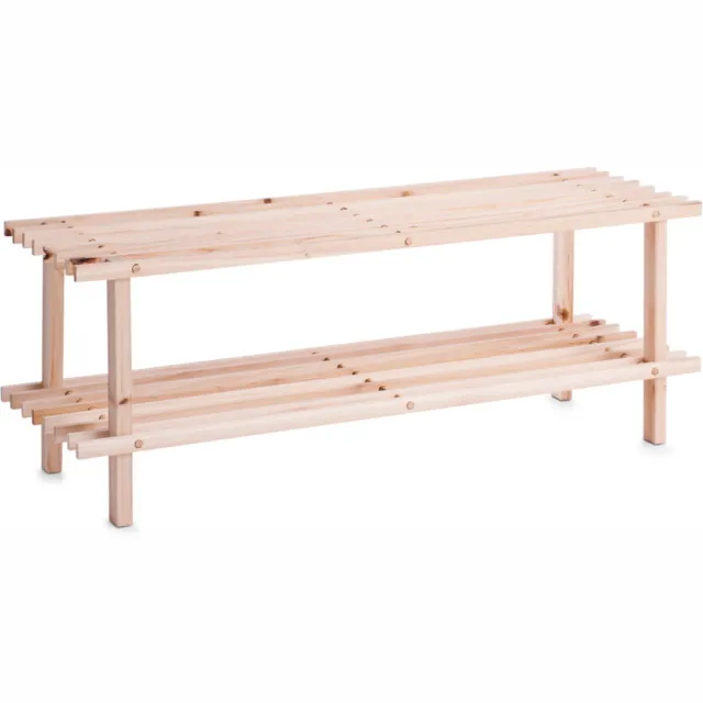Zeller en schoenenrek 2 etages present - Hout