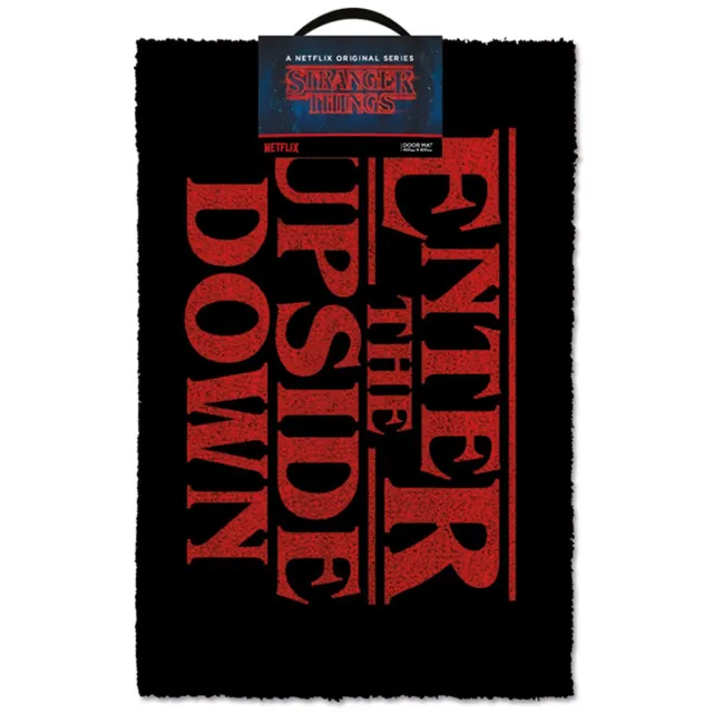 Pyramid International Stranger Things - Enter The Upside Down Deurmat Rood,Zwart