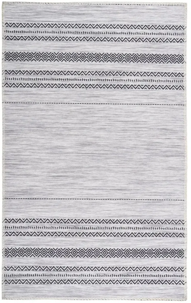 Dutch XXL Design Vloerkleed | Tapijt | Maya | Etnisch | Grijs | 200x290 cm