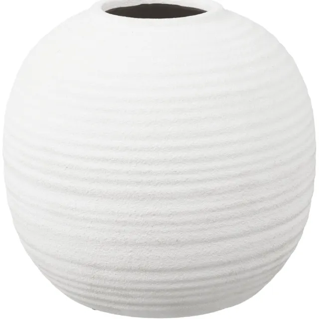 Nest of Nora Vaas rond - Keramiek Ø30x28.5 cm - Wit